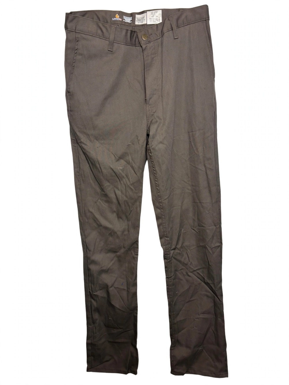 LAPCOFR Men's Flame Resistant CAT 2 Straight Pants, Size 34x38, 100% Cotton NWT